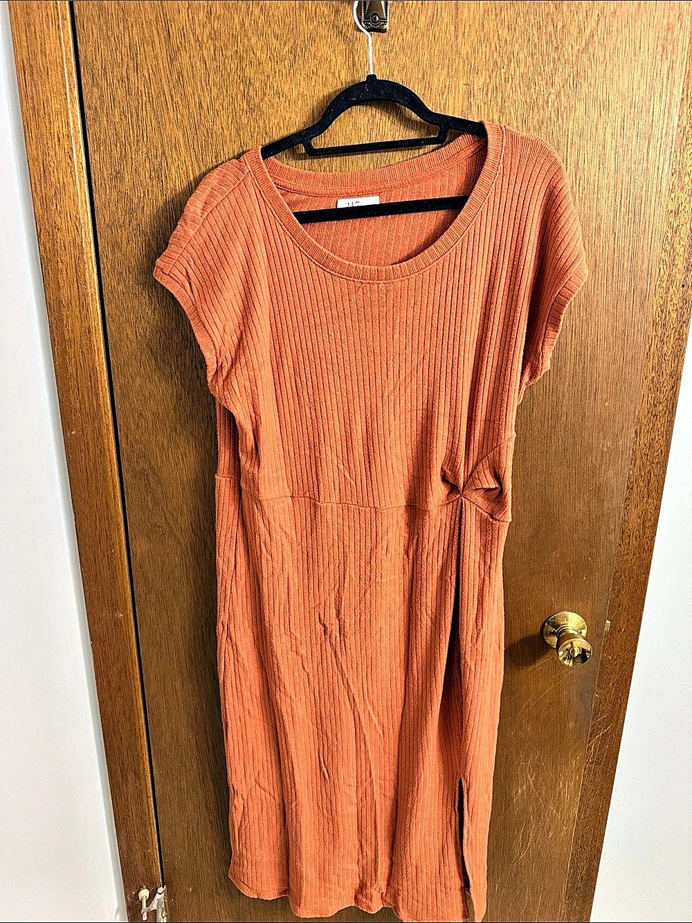 247 by Francesca's Women's Mini Dress in Orange Like New